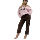 pantalone in velluto in costina metropolis